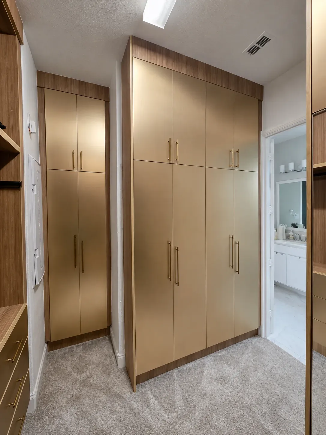 Champagne & Oak Walk-In Closet, view 2