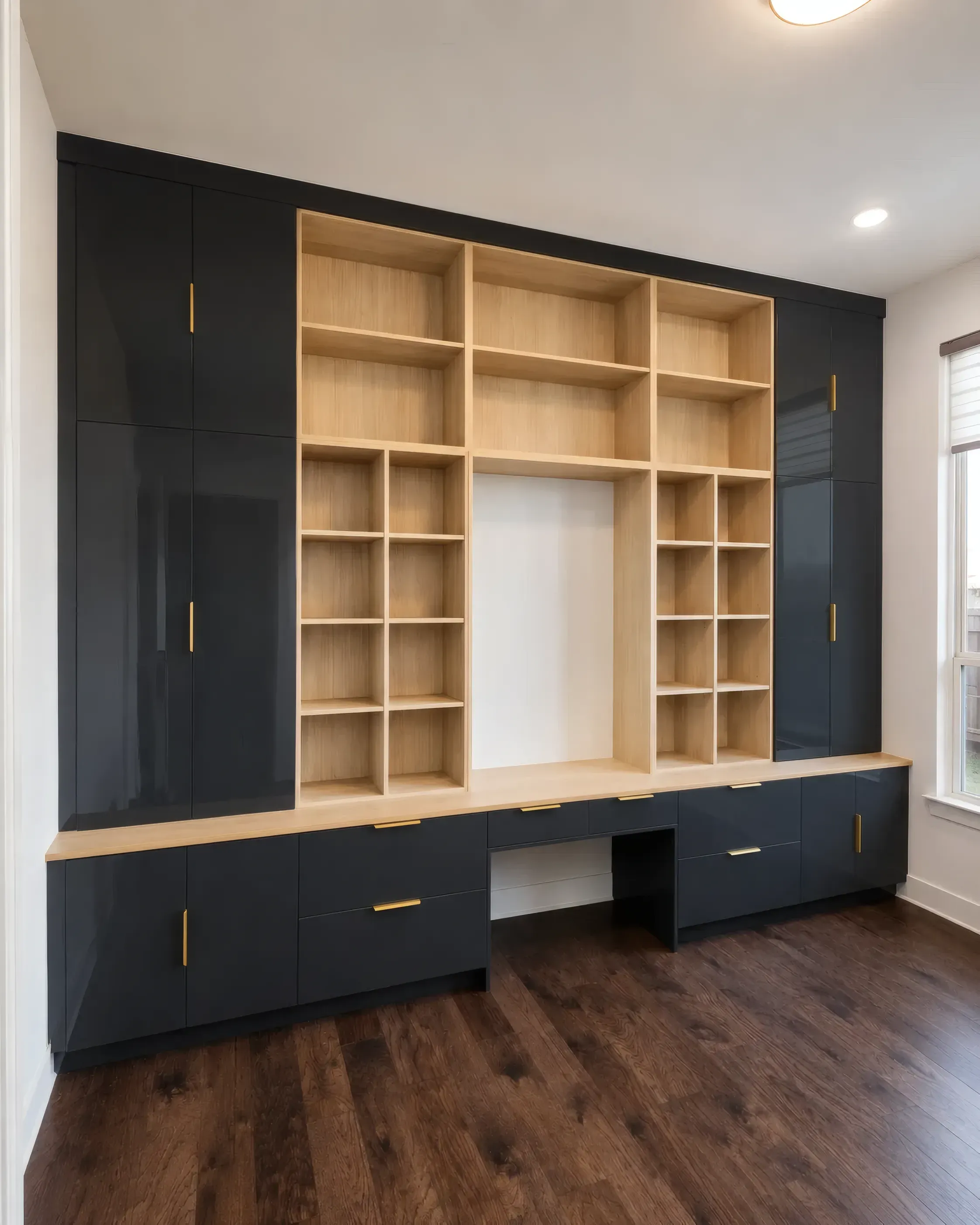 Two-Tone Home Office Built-In, view 2