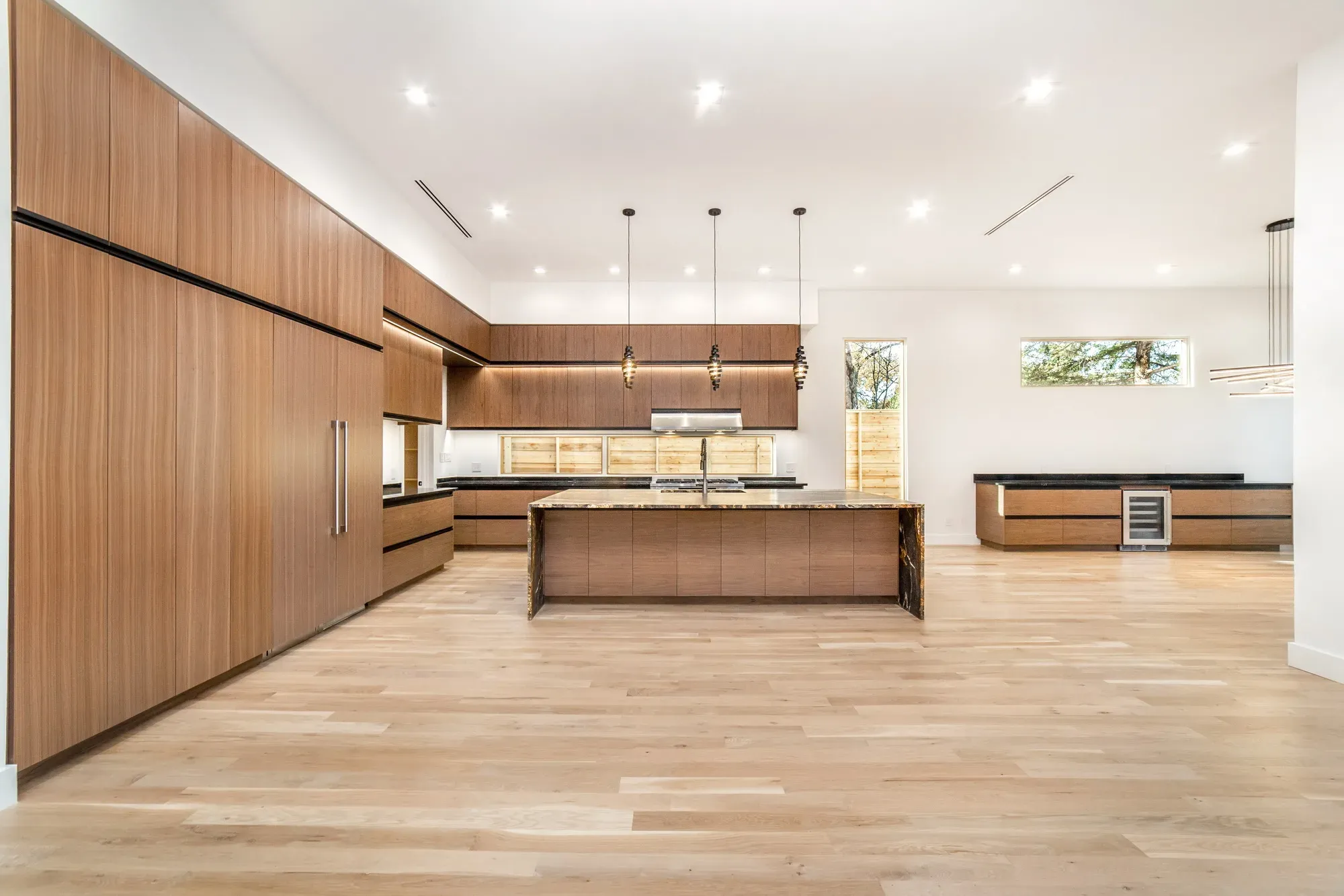 Walnut & Magma Granite Kitchen, view 3