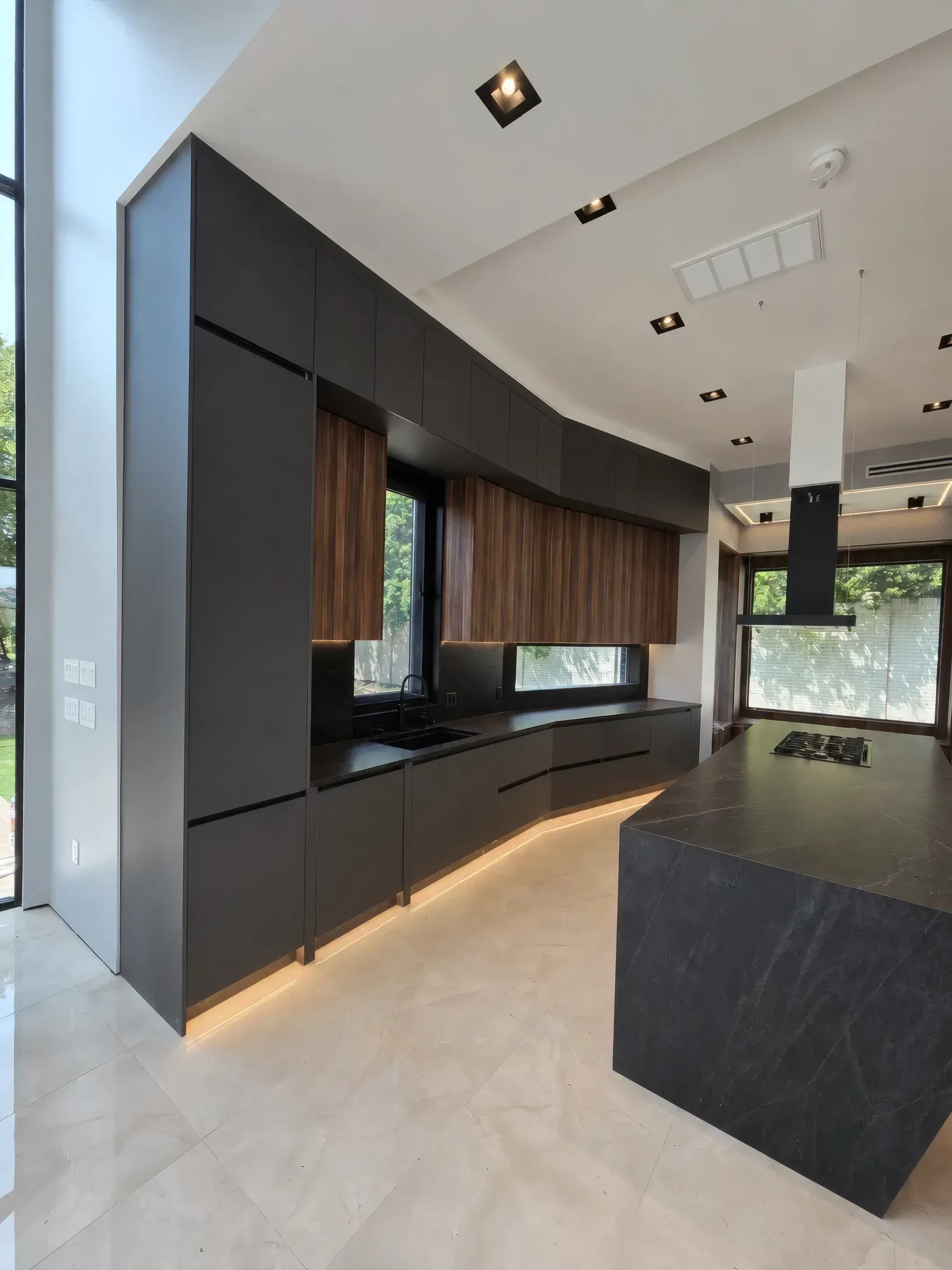 Walnut & Graphite Kitchen, view 1